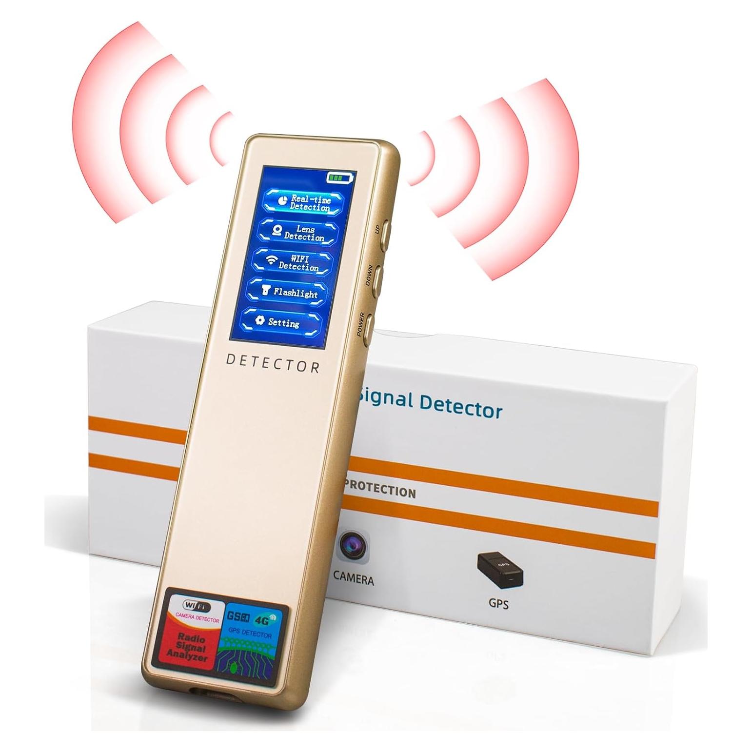 Detector de Cámara Oculta Diskawi01 Inalámbrico Dorado