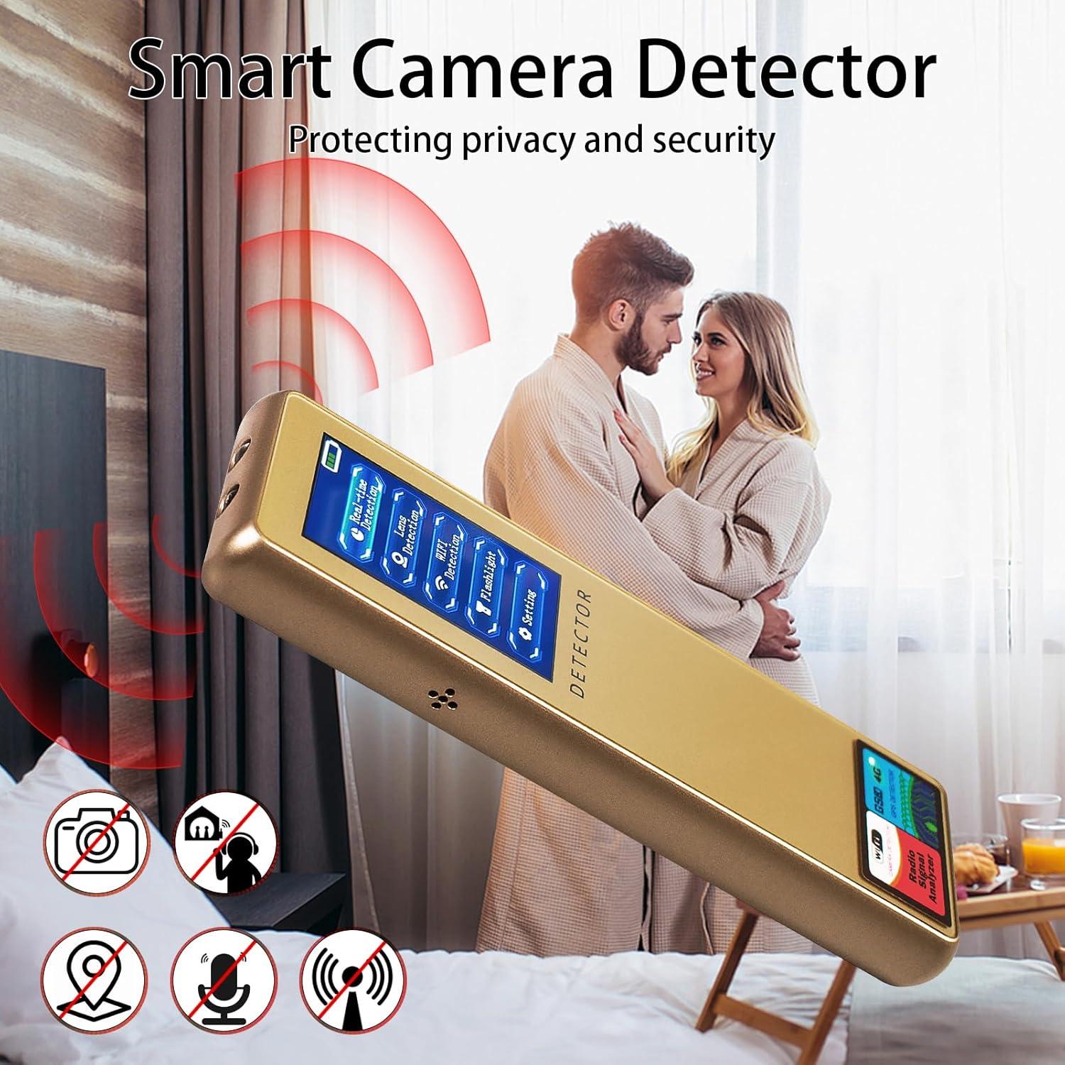 Detector de Cámara Oculta Diskawi01 Inalámbrico Dorado