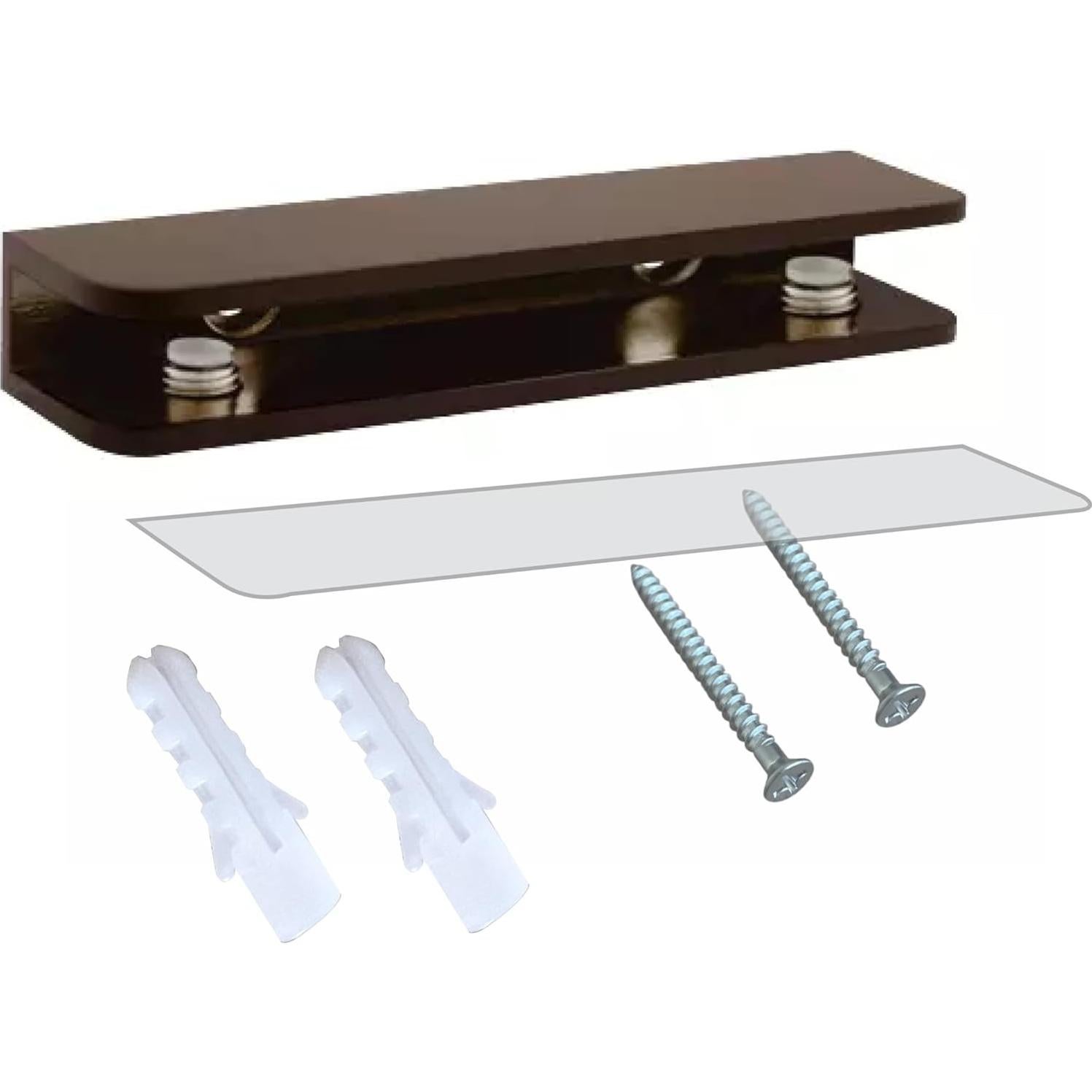 Soporte de Estante Flotante Dulles Glass Bronce 1 Pieza