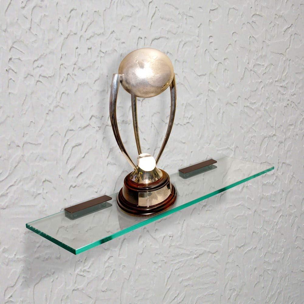 Soporte de Estante Flotante Dulles Glass Bronce 1 Pieza