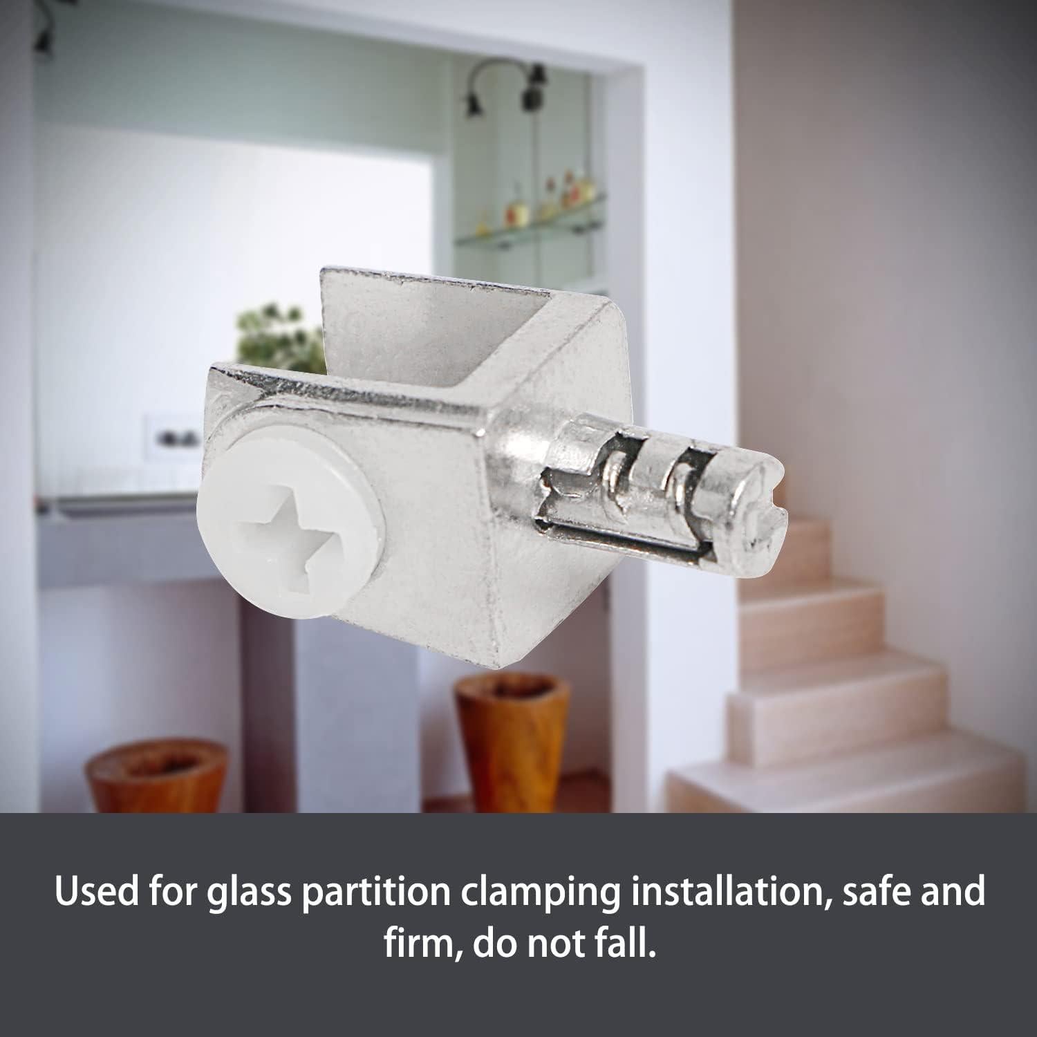 Soporte de Estante de Vidrio Aopin 2 PCS Ajustable 5-8 mm