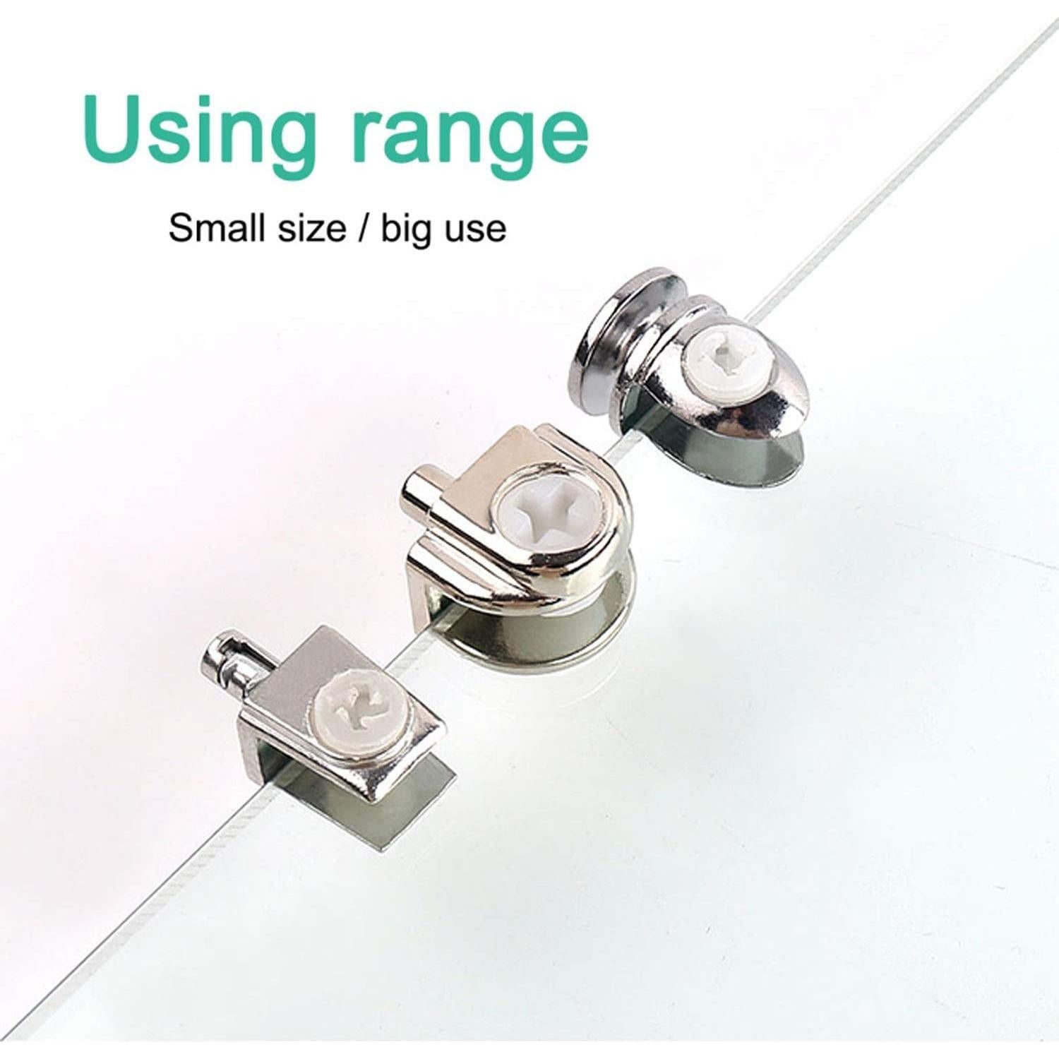 Soporte de Estante de Vidrio Aopin K117, 4 Piezas, 5-8 mm