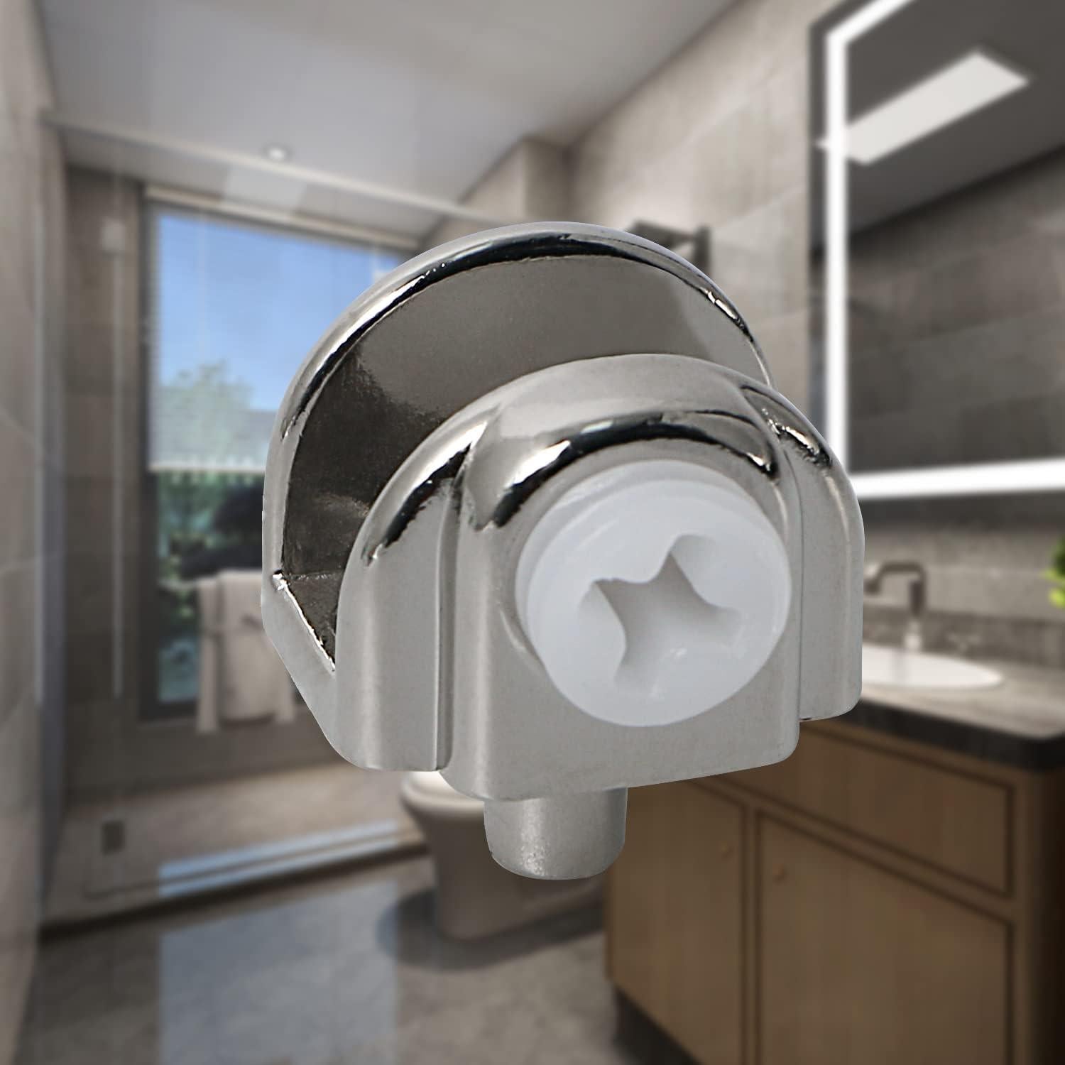 Soporte de Estante de Vidrio Aopin K117, 4 Piezas, 5-8 mm