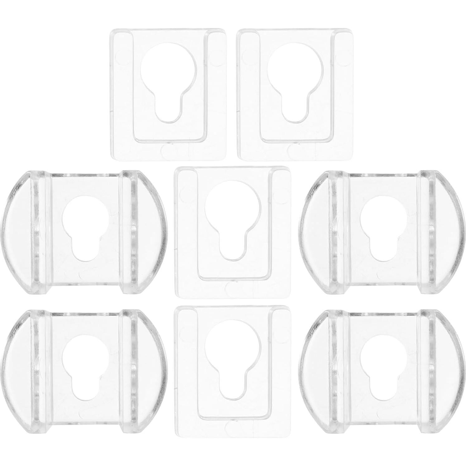 Colgadores de Marco de Imagen Veemoon 8 Pcs Acrílicos Transparentes