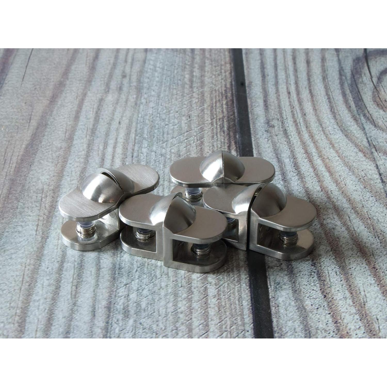 Soportes de Estante Ajustables Chuangyong - Juego de 8 - Niquelado