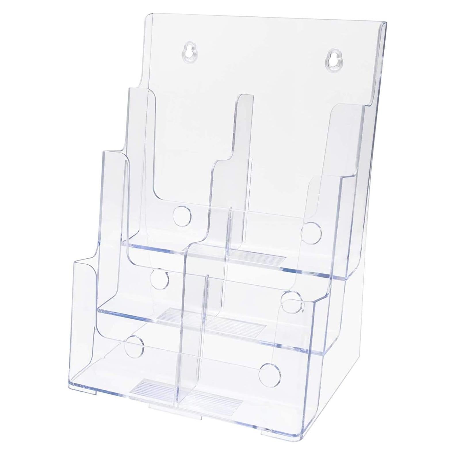 Soporte de Folletos Colgante o de Mesa Soportes de Marketing - Paquete de 6