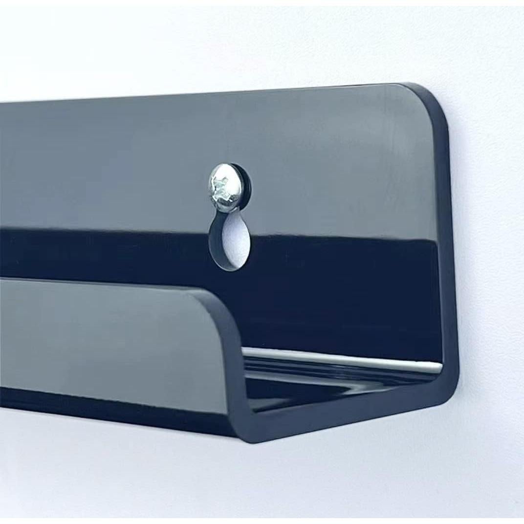 Estante de Vinilo Montado en Pared WPESI 8 Pack Negro