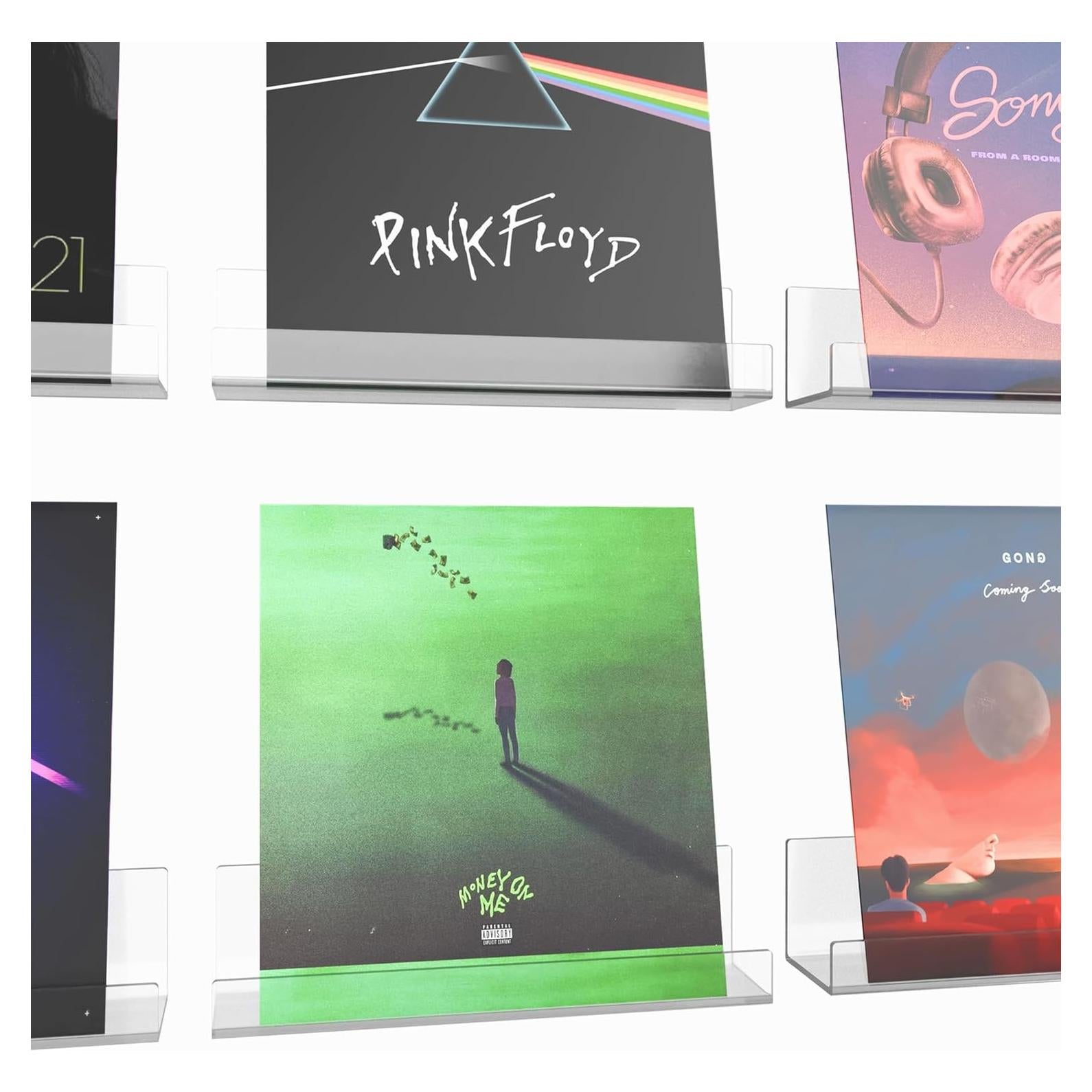 Soporte de Pared para Discos de Vinilo XIANG YXWO 8 Piezas