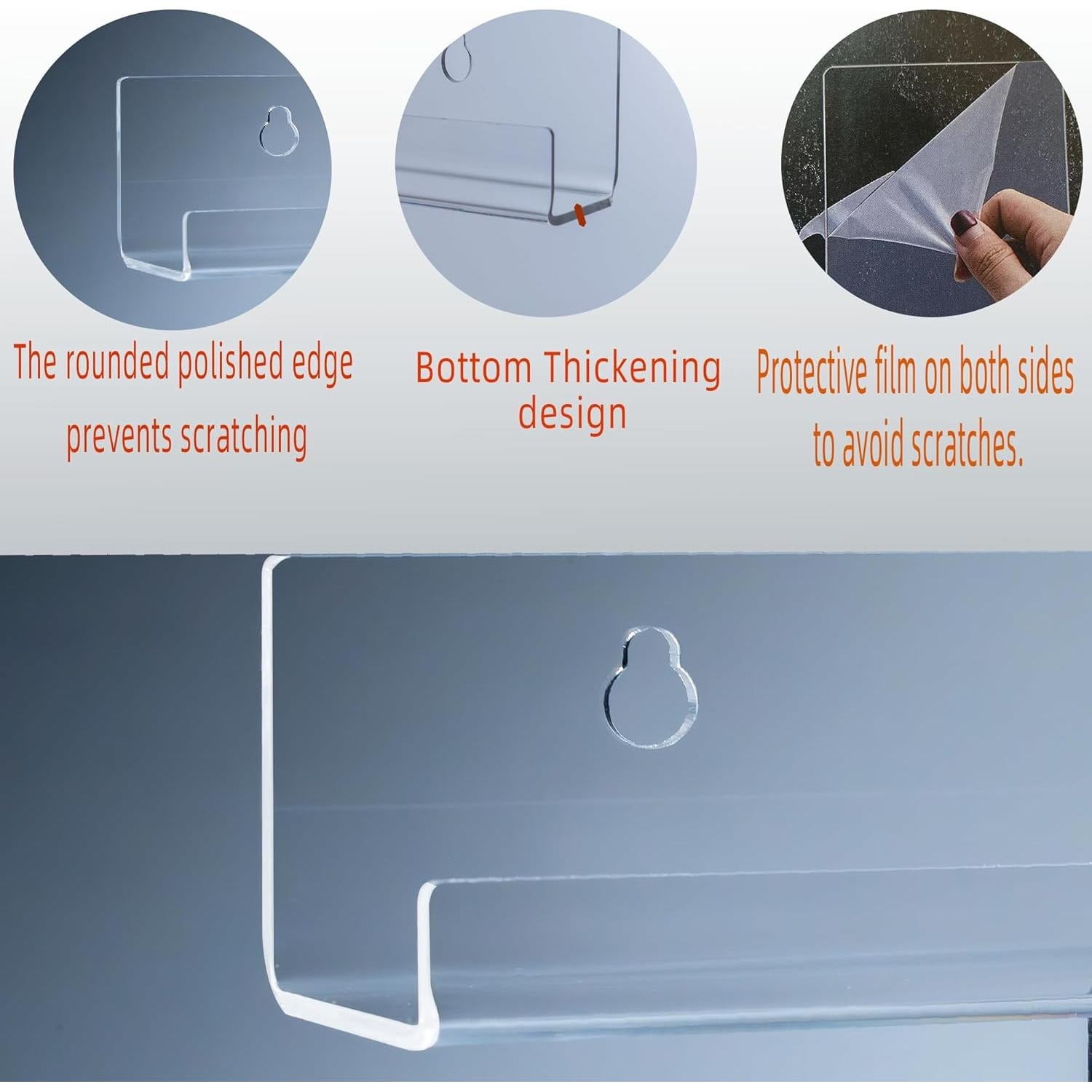 Soporte de Pared para Discos de Vinilo XIANG YXWO 8 Piezas