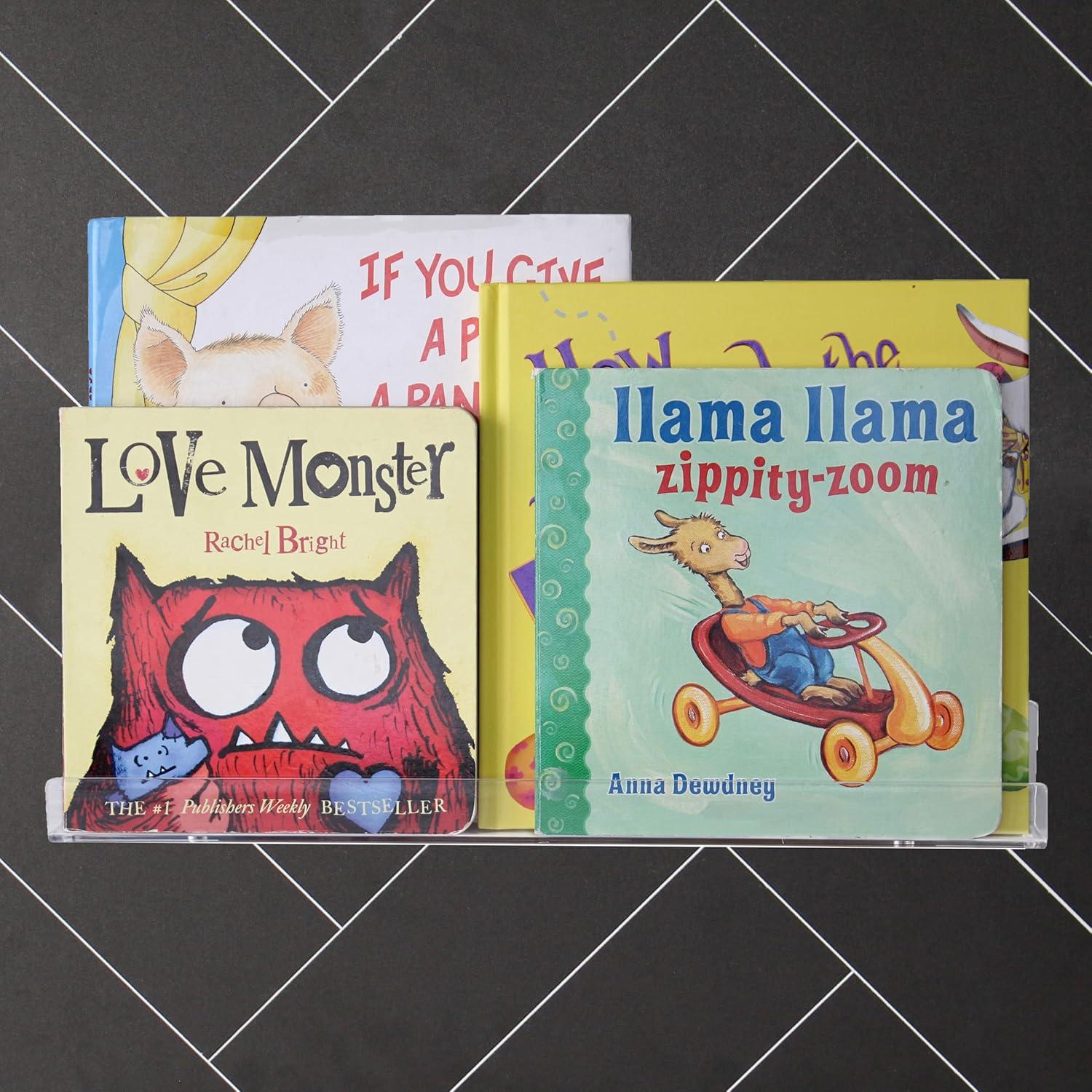 Estantes Flotantes Acrílicos 7Penn - Paquete de 6, 38.1 cm