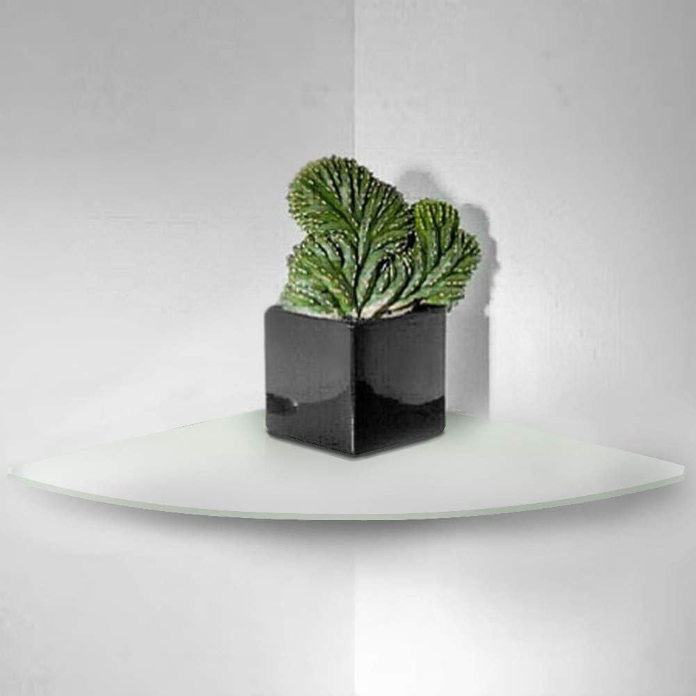 Estantes de esquina flotantes Enforose, 2 unidades acrílico 21x16cm