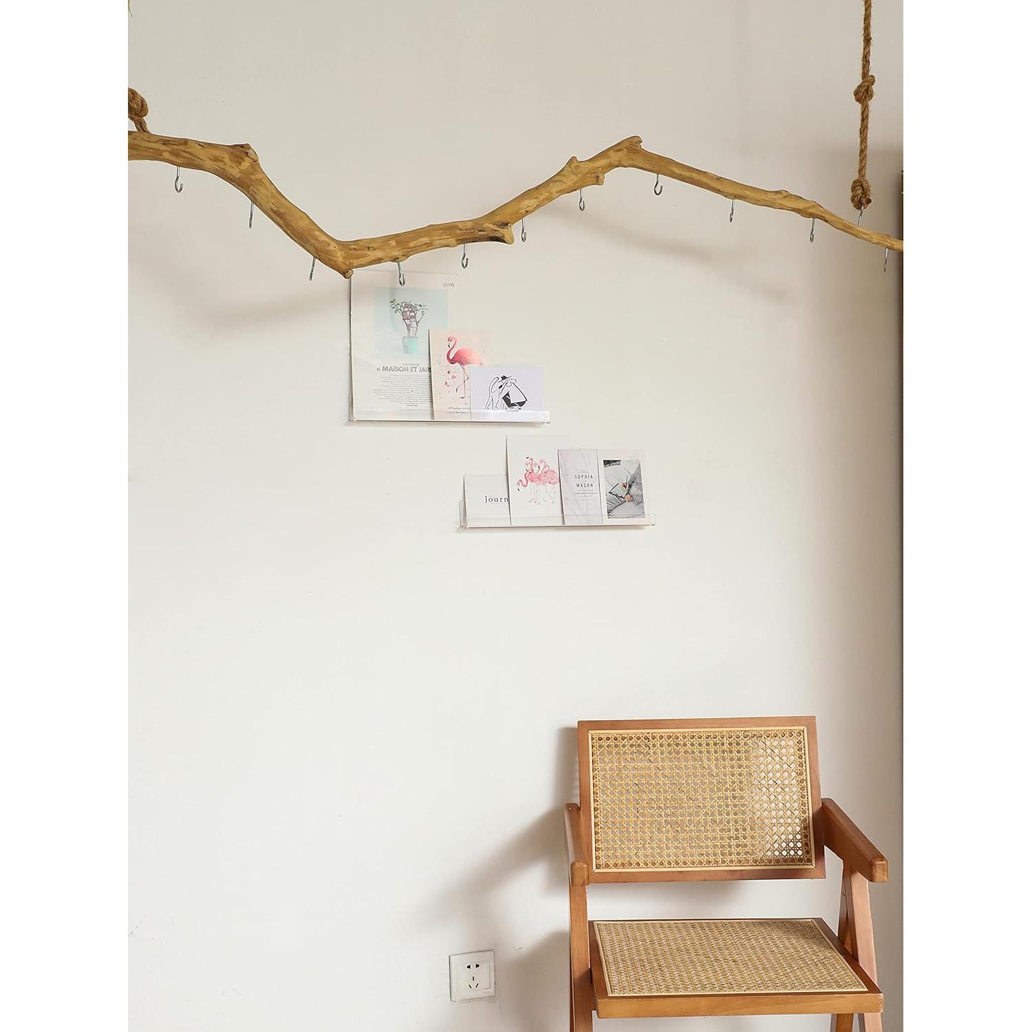 Estante Flotante Invisible IEEK 6 Piezas Acrílico 38.1 cm