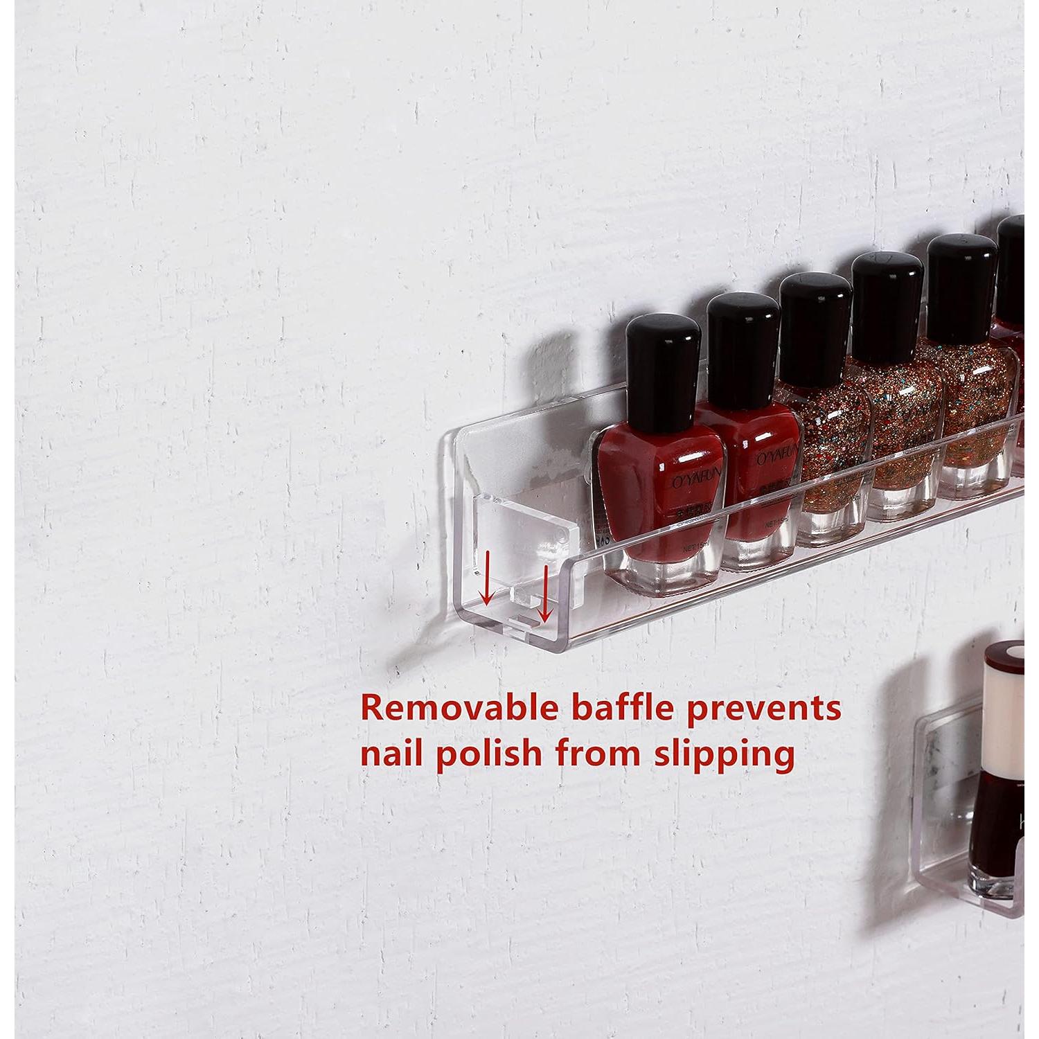 Estante Flotante Invisible IEEK 6 Piezas Acrílico 38.1 cm