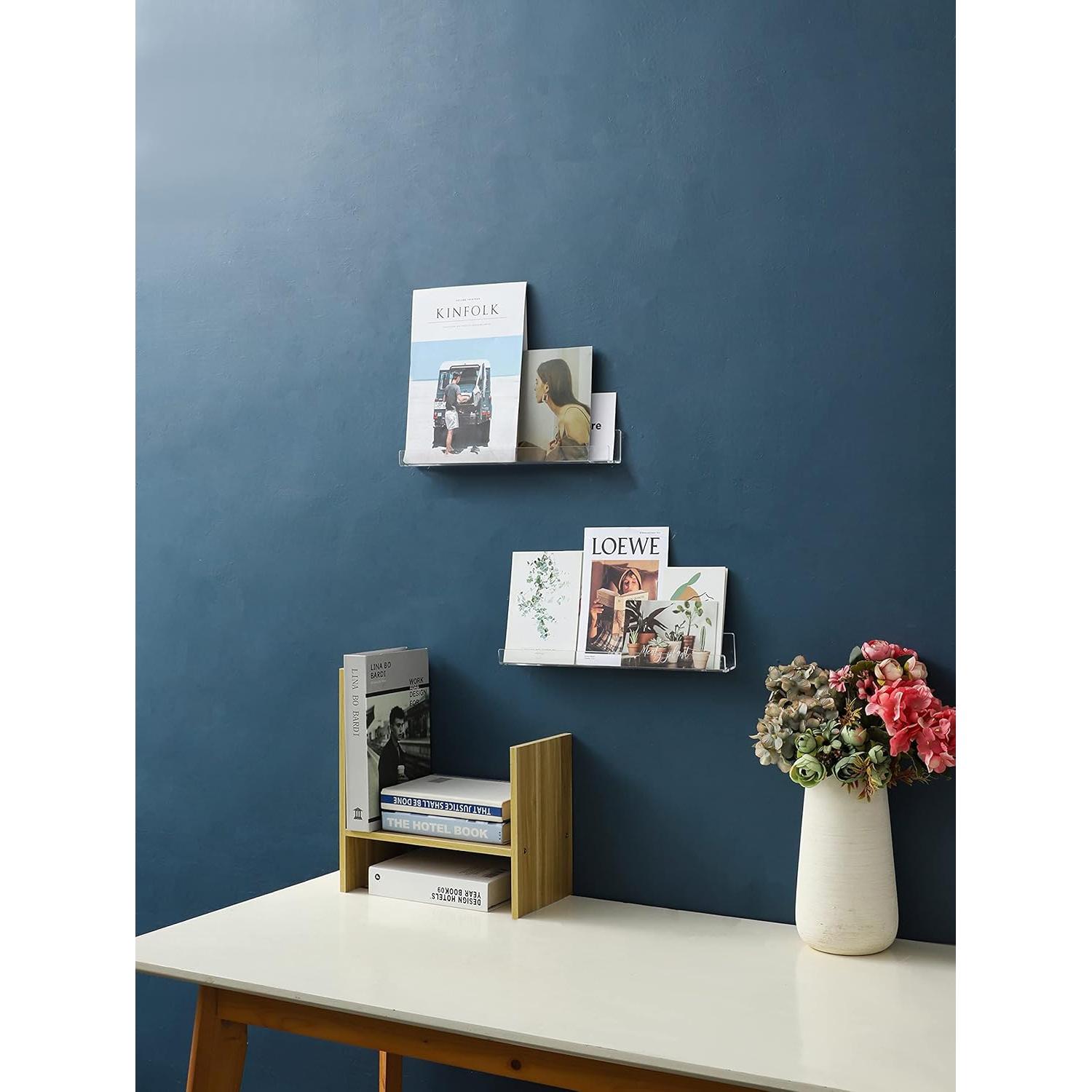 Estante Flotante Invisible IEEK 6 Piezas Acrílico 38.1 cm