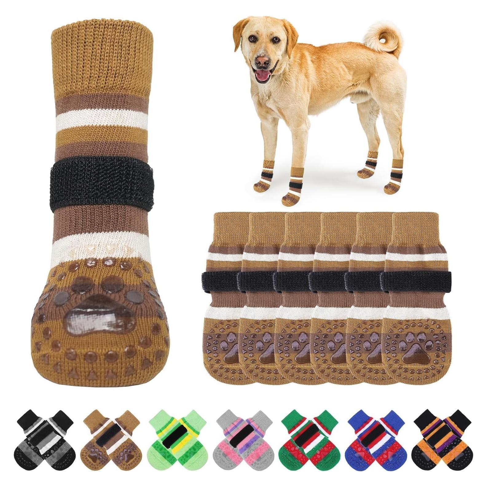 Calcetines Antideslizantes KOOLTAIL para Perros - 3 Pares