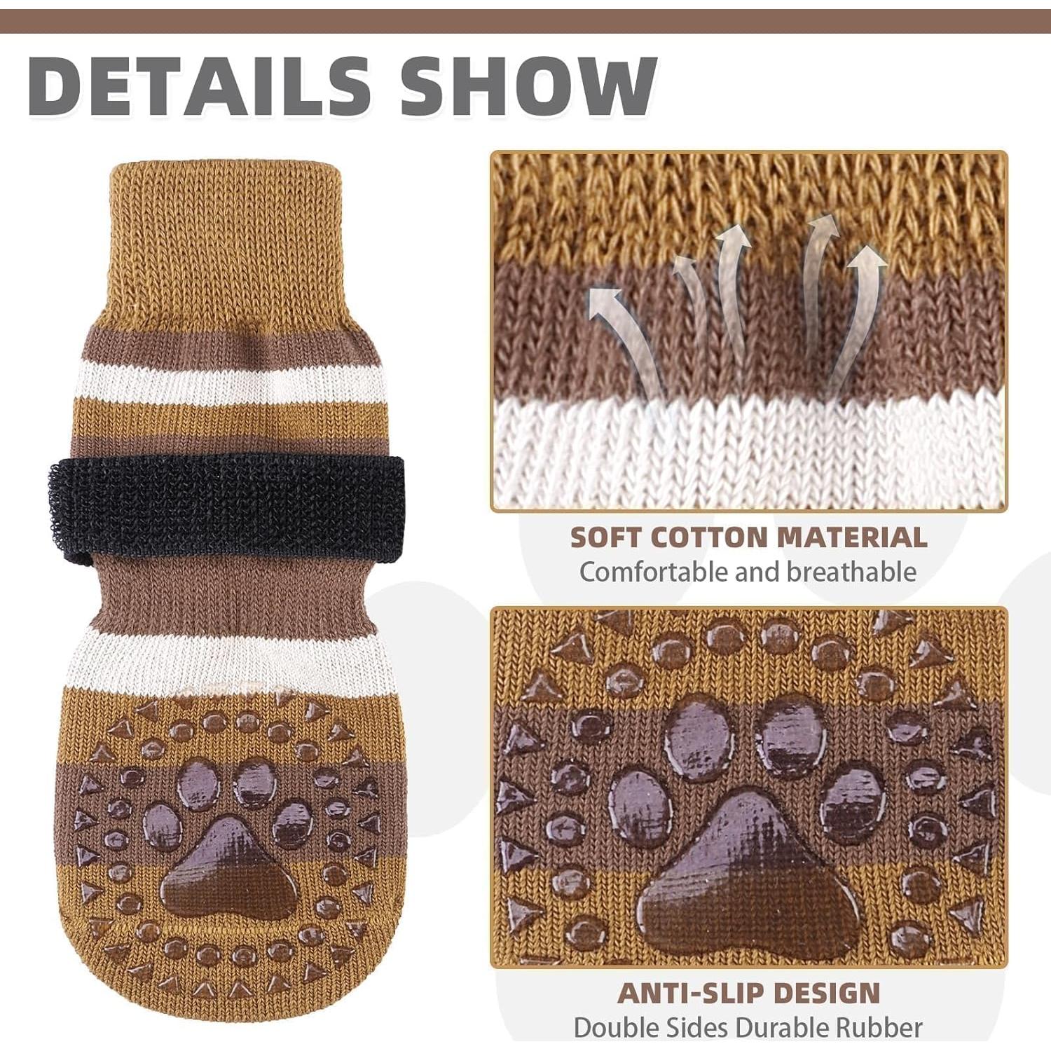 Calcetines Antideslizantes KOOLTAIL para Perros - 3 Pares