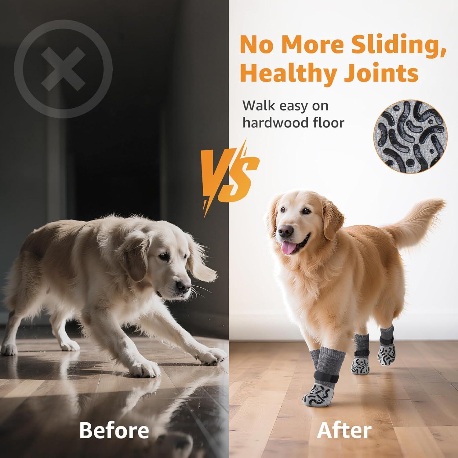 Calcetines Antideslizantes para Perros Roilpet - Tamaño Grande