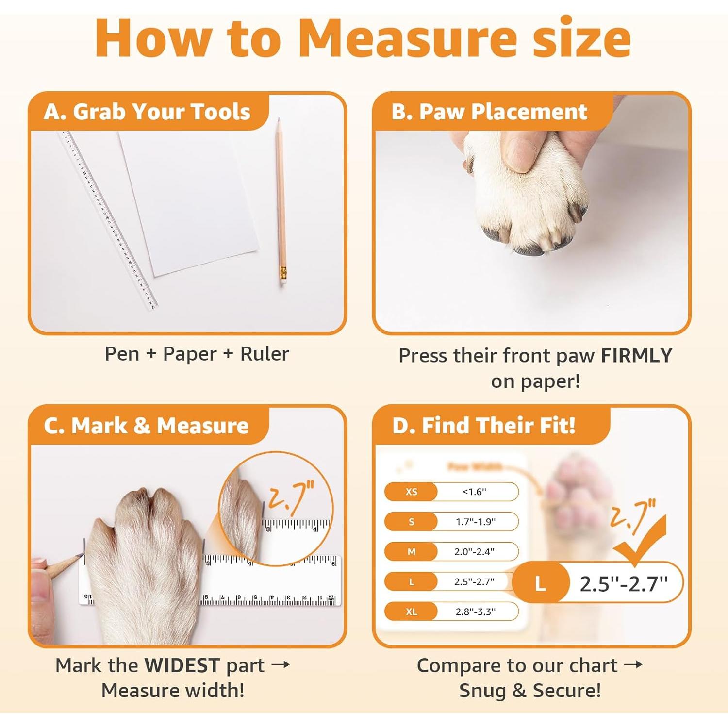 Calcetines Antideslizantes para Perros Roilpet - Tamaño Grande