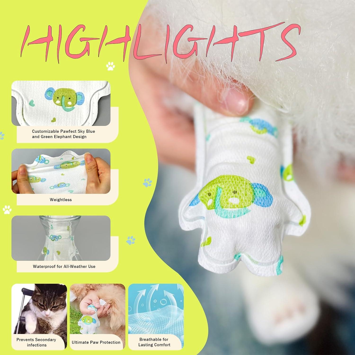 Botas Desechables Impermeables Furrtripsy para Perros y Gatos - 20 Unidades