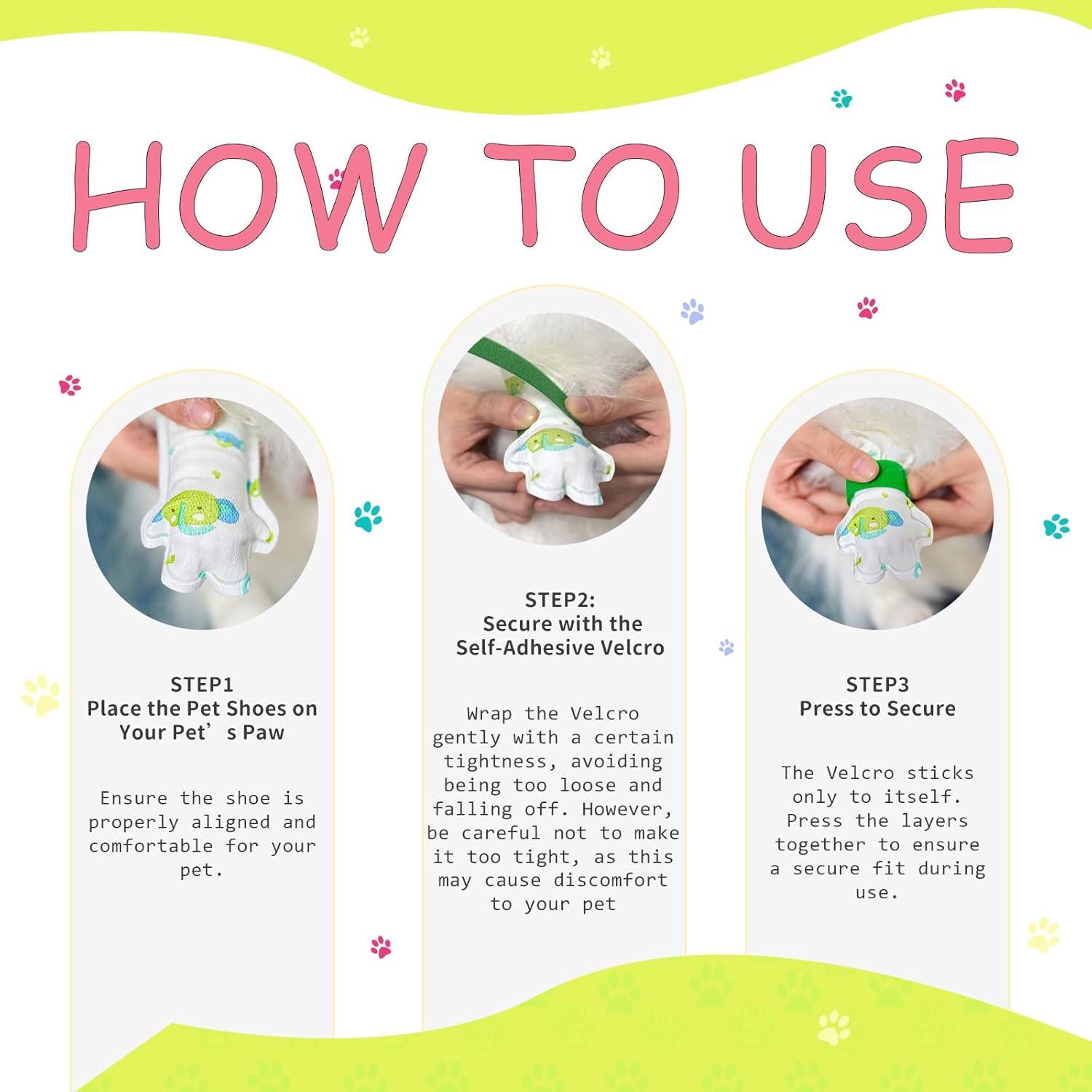 Botas Desechables Impermeables Furrtripsy para Perros y Gatos - 20 Unidades