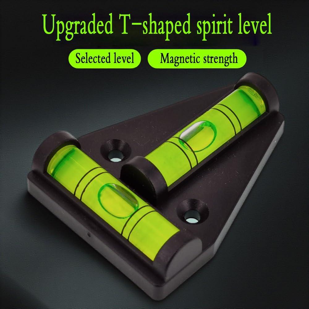 Nivel T Magnético GFNT 60mm Negro para Herramientas y Muebles