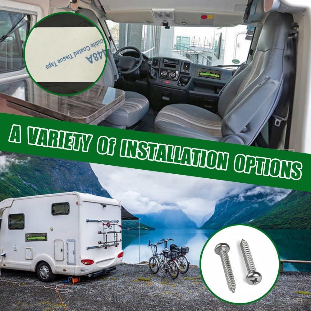 Nivelador de RV YOTOM 2 PCS - Burbuja para Remolque Verde