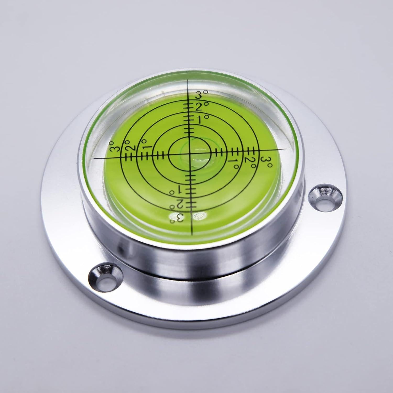 Nivel de Burbuja Redondo GEONASSUR 60mm Aluminio Verde