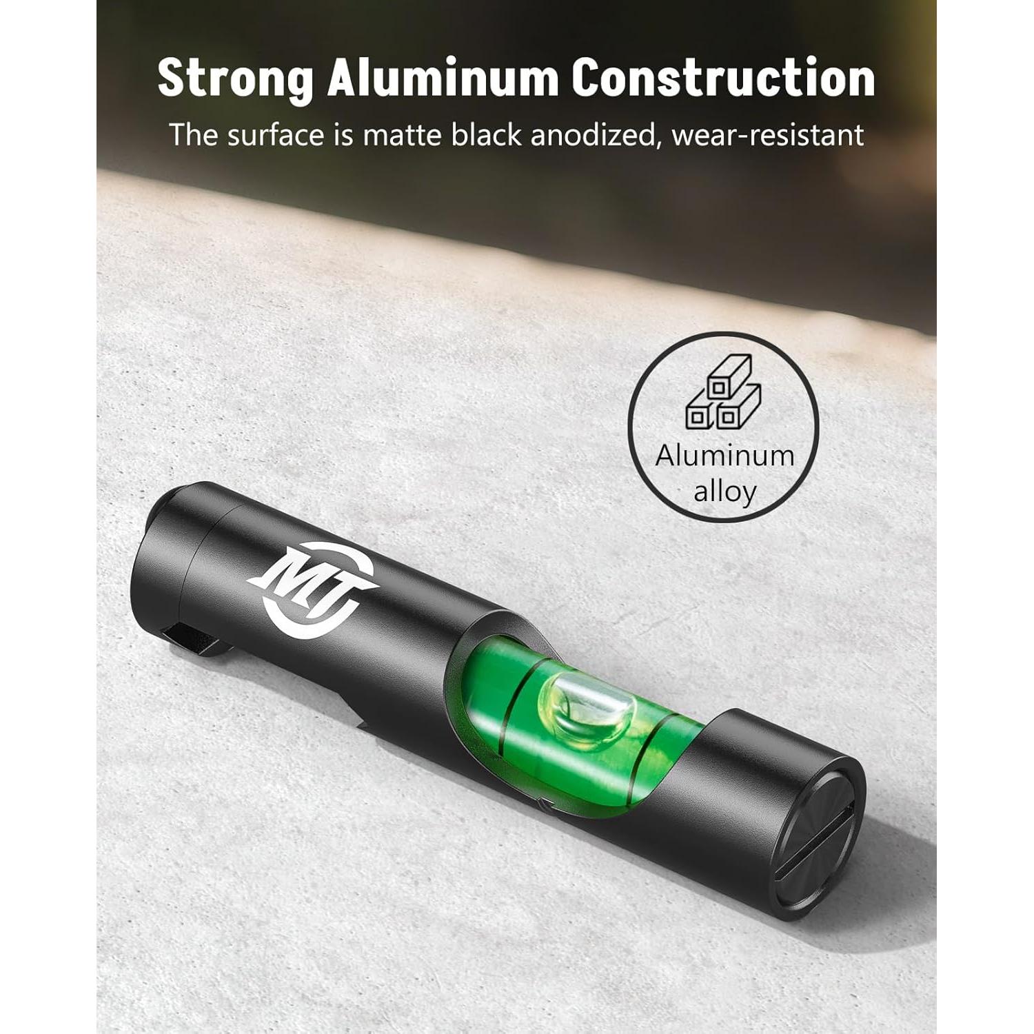 Nivel de Burbuja de Precisión MidTen para Rieles Estándar