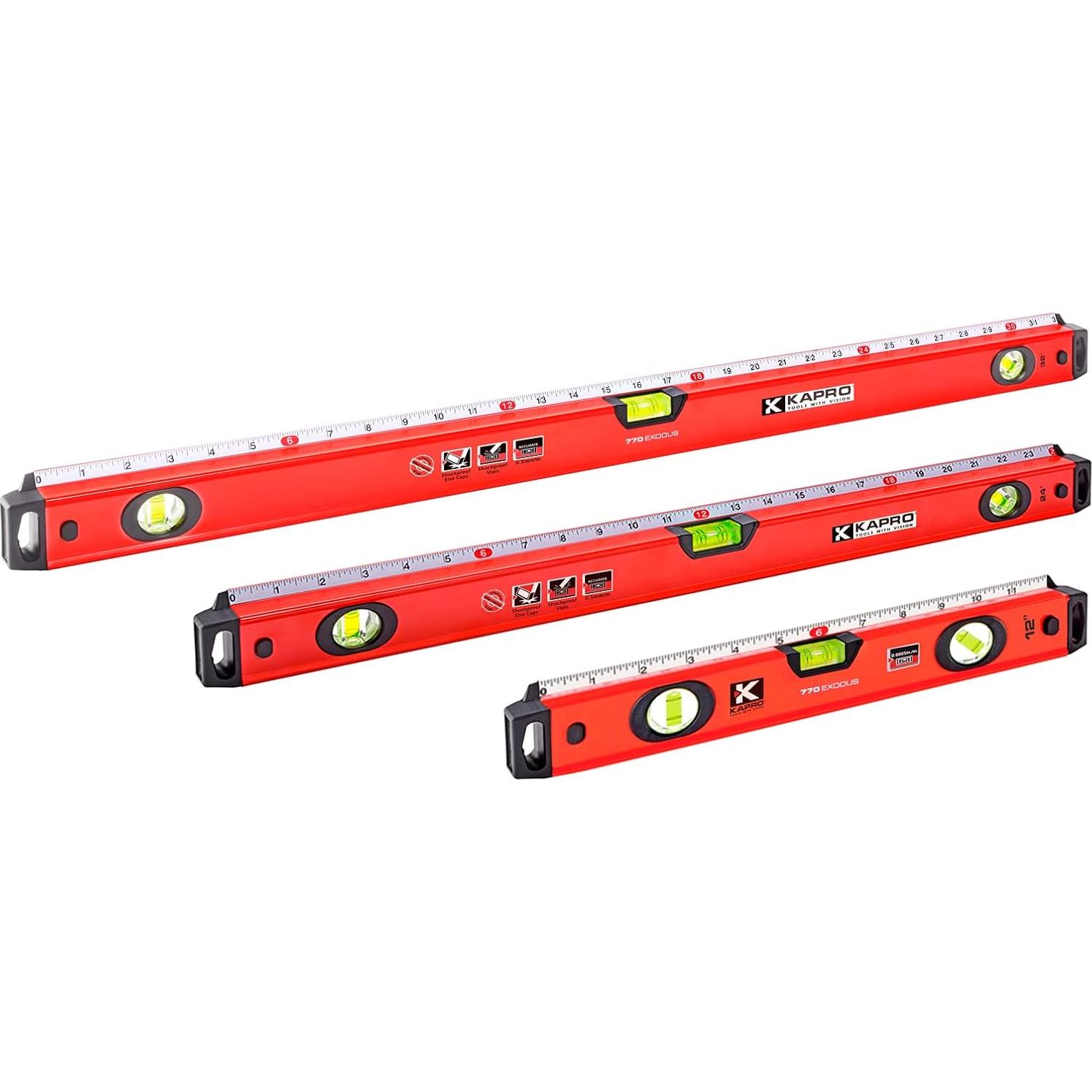 Nivel de Caja Profesional Kapro 770 Exodus 30.48 cm con Viales