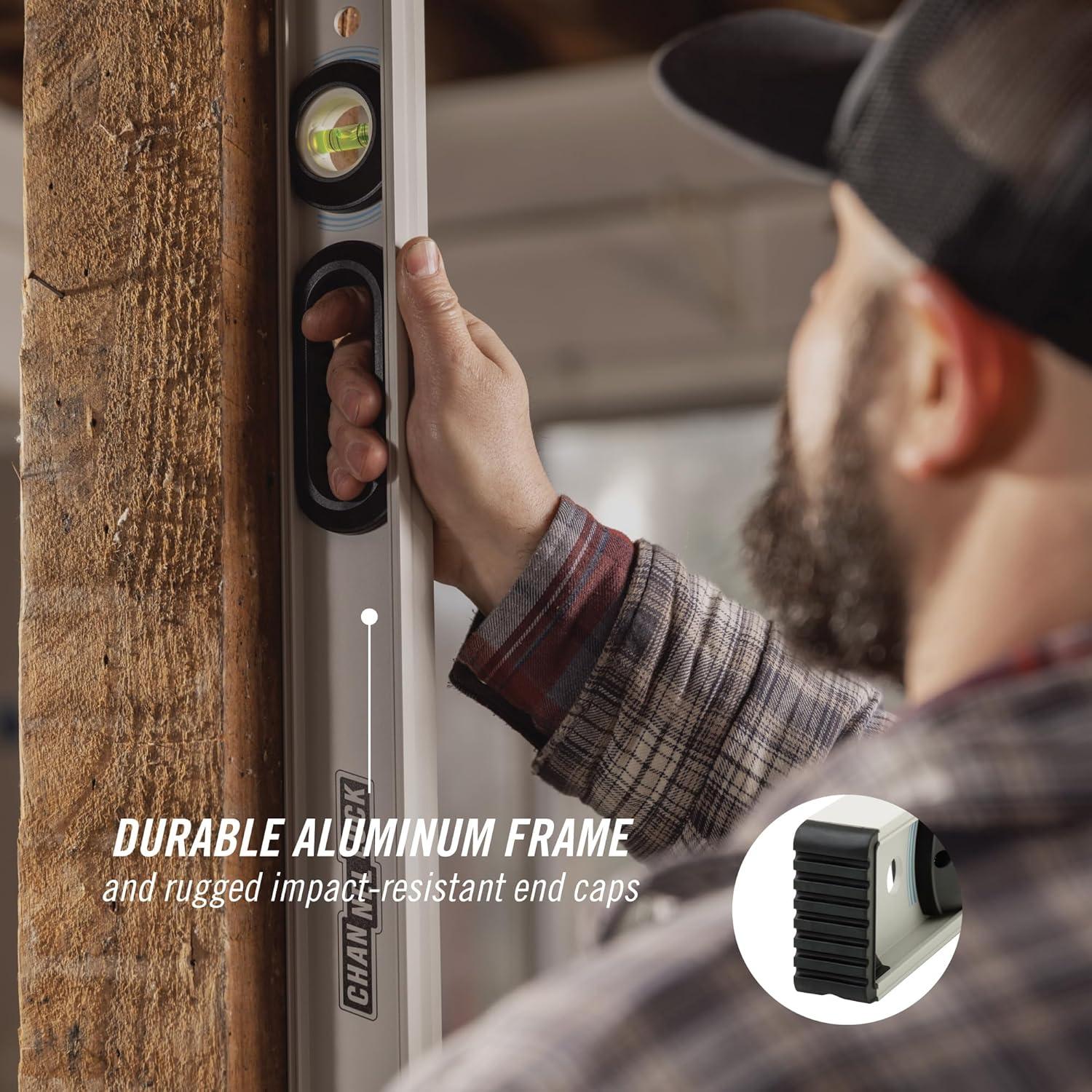 Nivel I-Beam 48" CHANNELLOCK de Aluminio Profesional