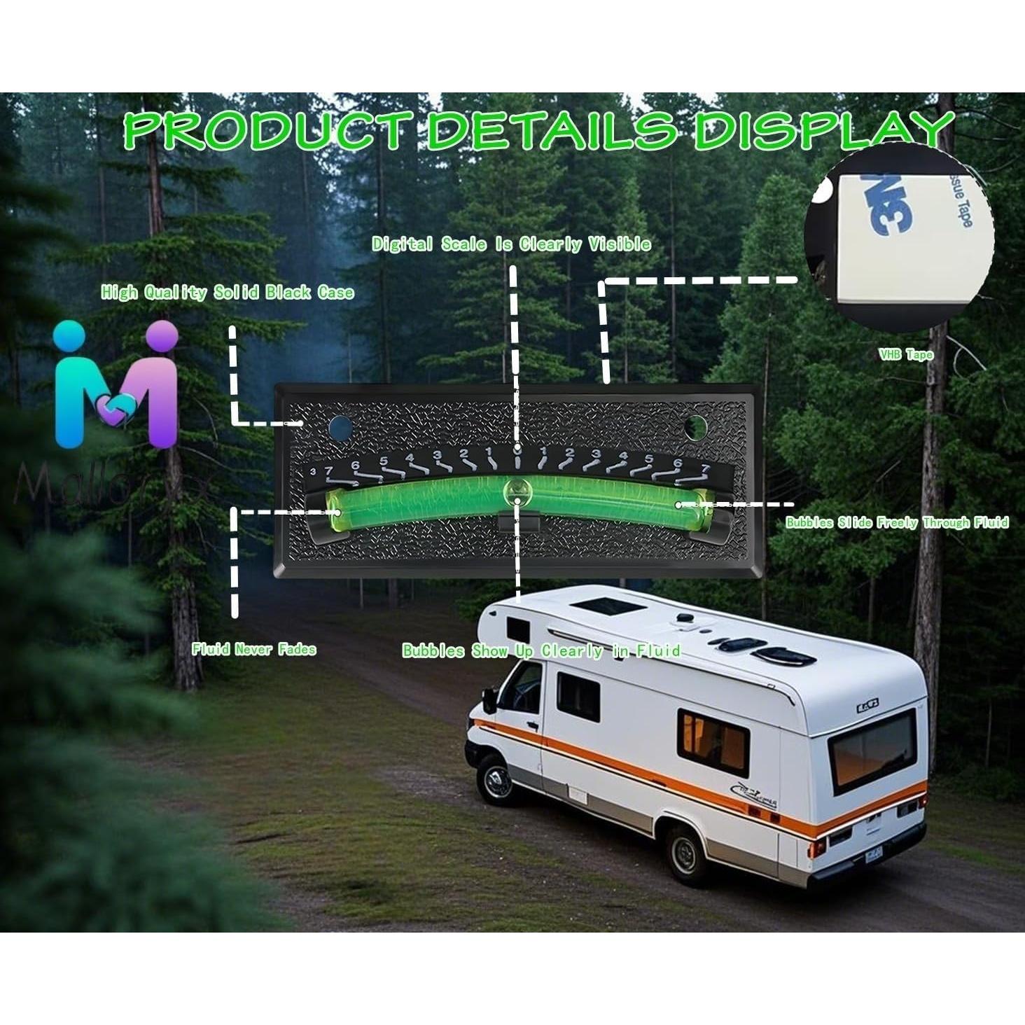 Nivel de Burbuja RV Malloryx - Paquete de 4, 0-7°