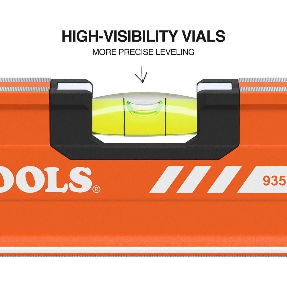 Nivel de Caja Magnético Klein Tools 61cm 3 Viales Aluminio