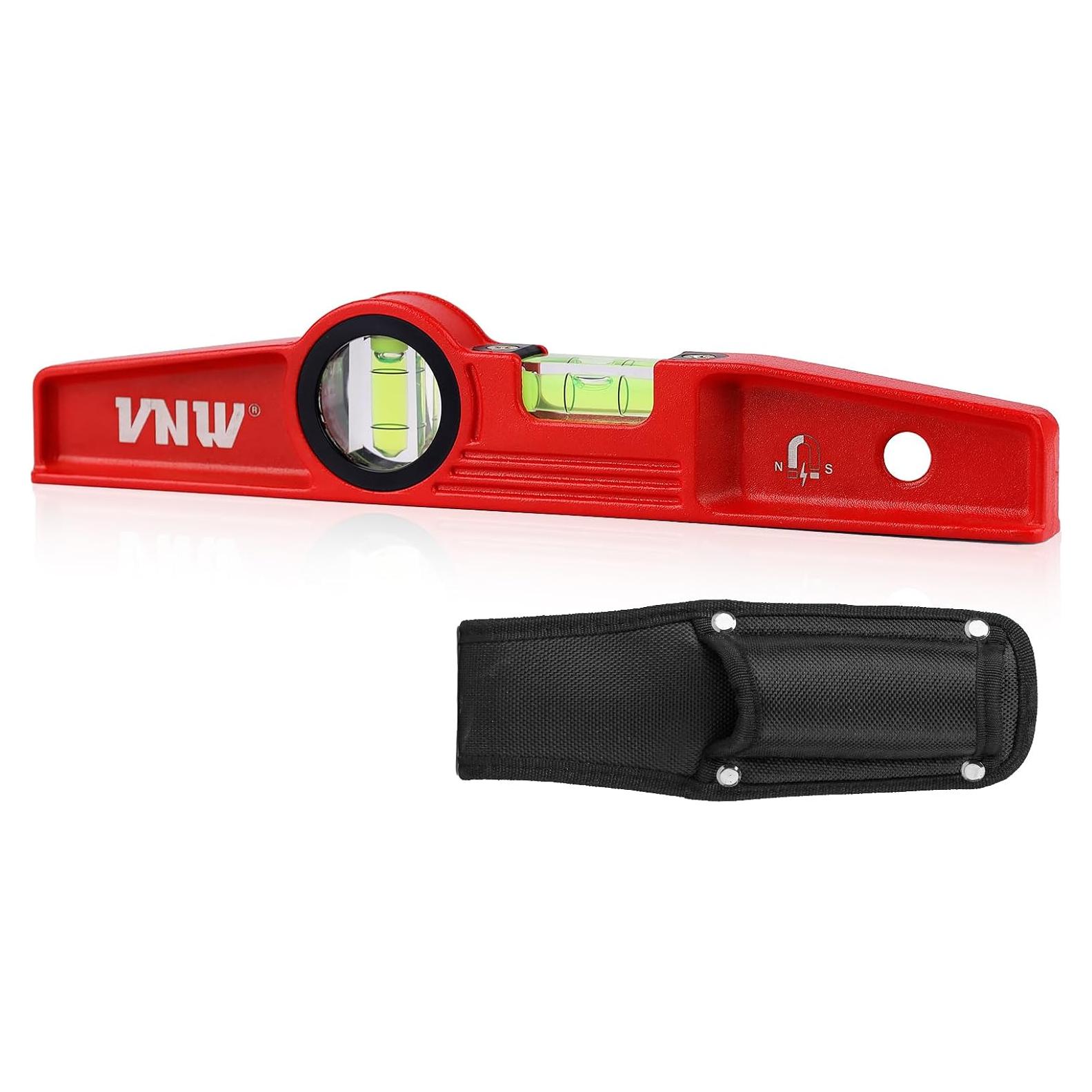 Nivel Torpedo Magnético VNW 25.4 cm con Viales de Burbuja