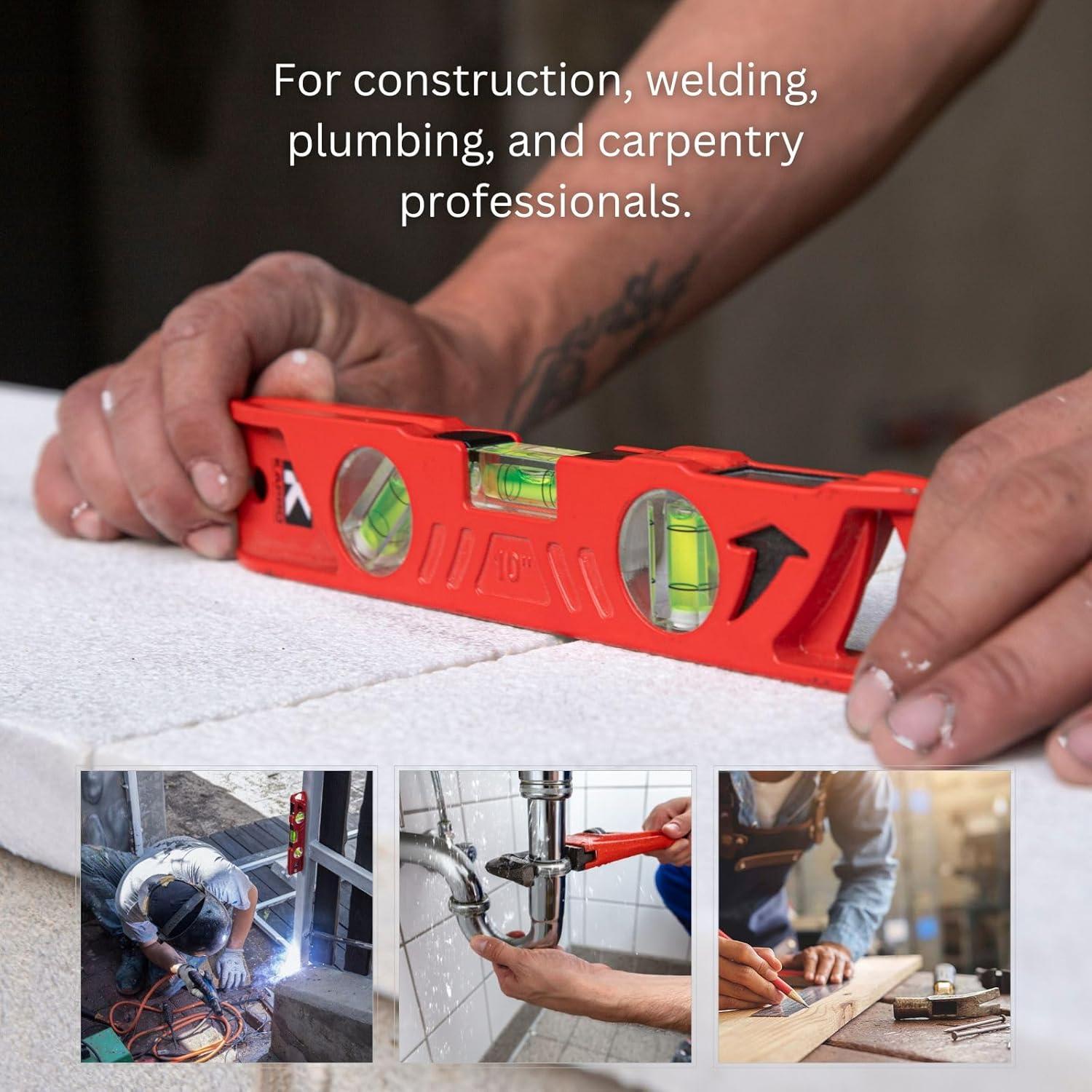 Nivel Torpedo Magnético Kapro 923 de Aluminio 25.4 cm