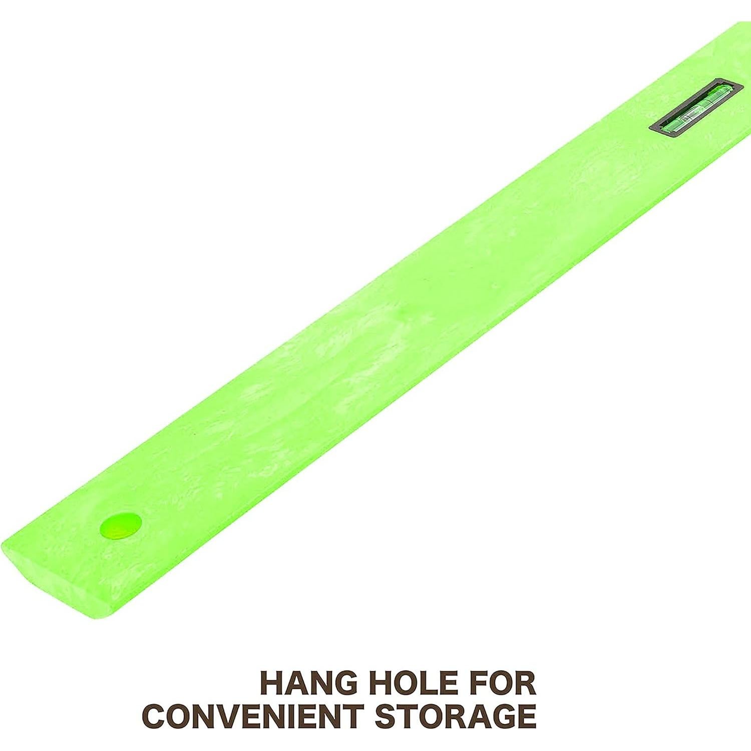 Regla de Nivel Poliestireno MAYES 61 cm con Viales de Plomada