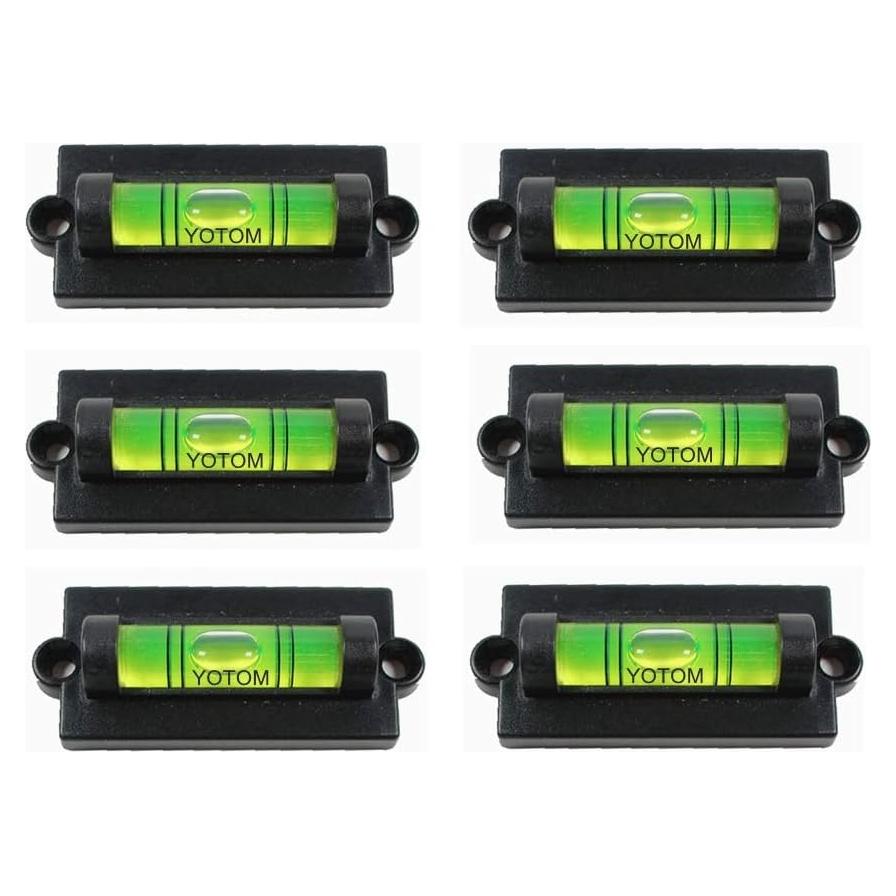 Niveles de Burbuja YOTOM Estándar - 6 Unidades para Nivelación