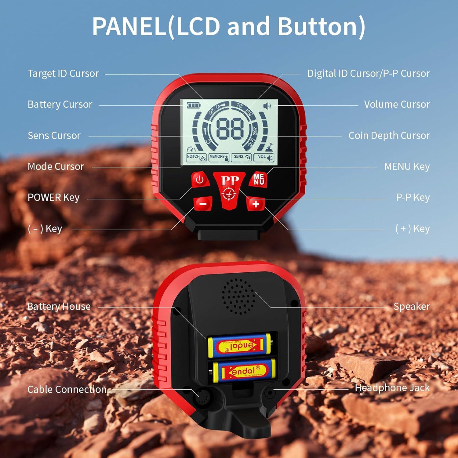 Detector de Metales IKIU 2025 Profesional Impermeable 1.03kg