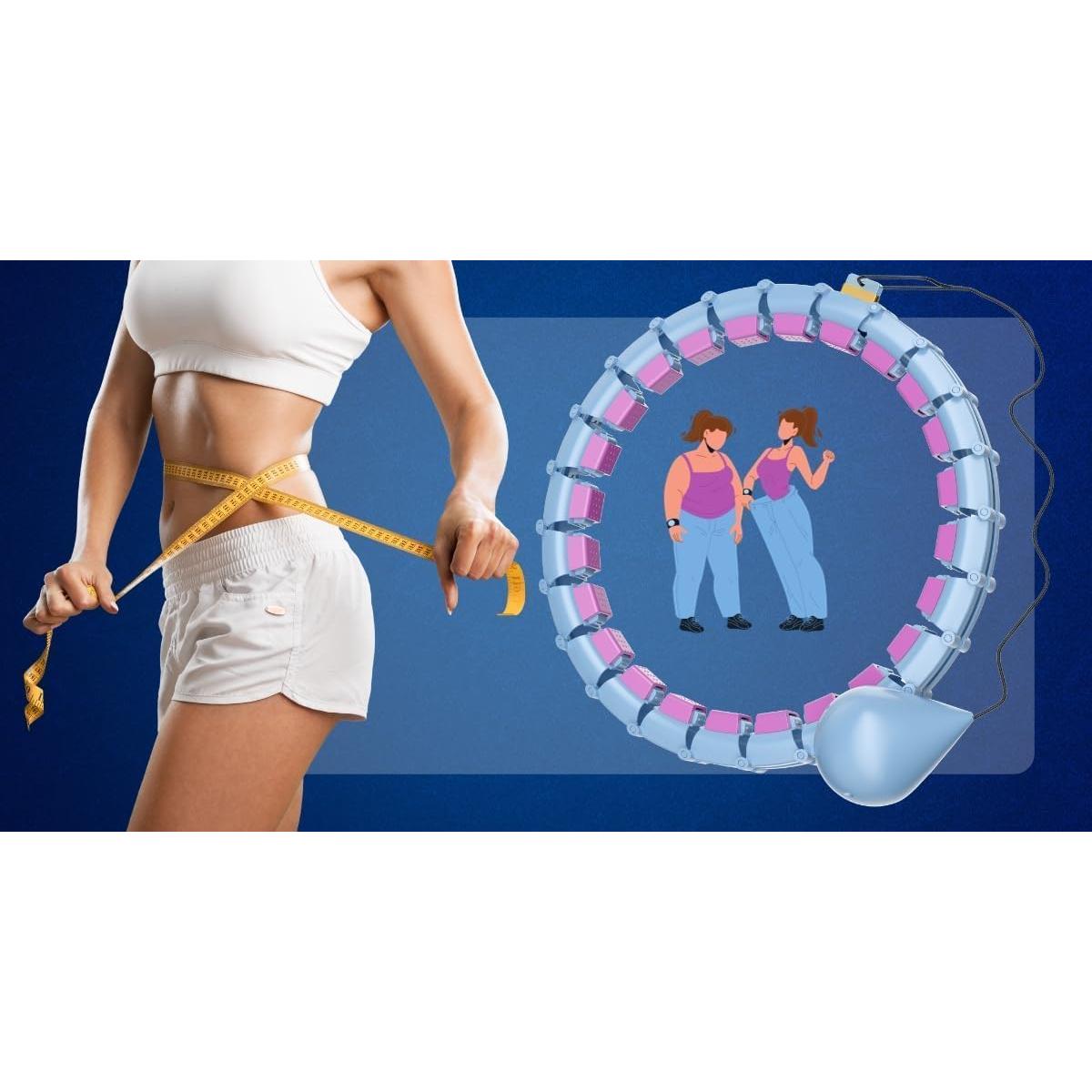 Hula Ponderado Maicifi 65" 32 Nudos Silencioso para Fitness