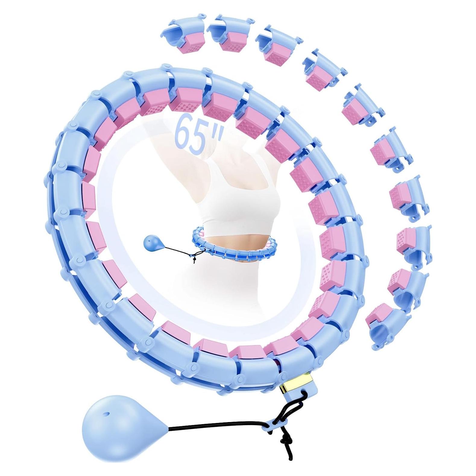 Aro de Fitness Skyrain JZ-HULA-Púrpura con Peso 165 cm