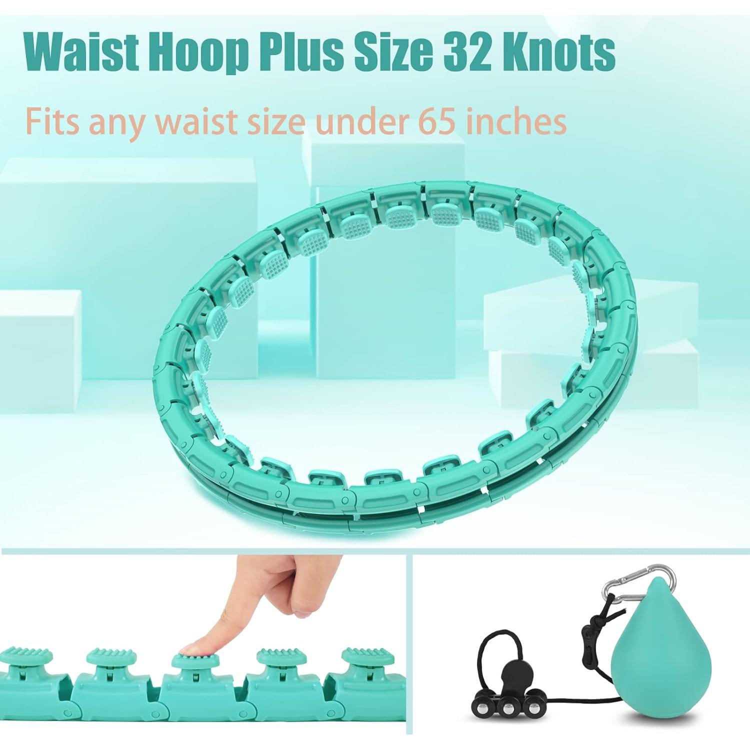 Aro de Ejercicio con Peso OurStarry 34 Nudos Verde Menta