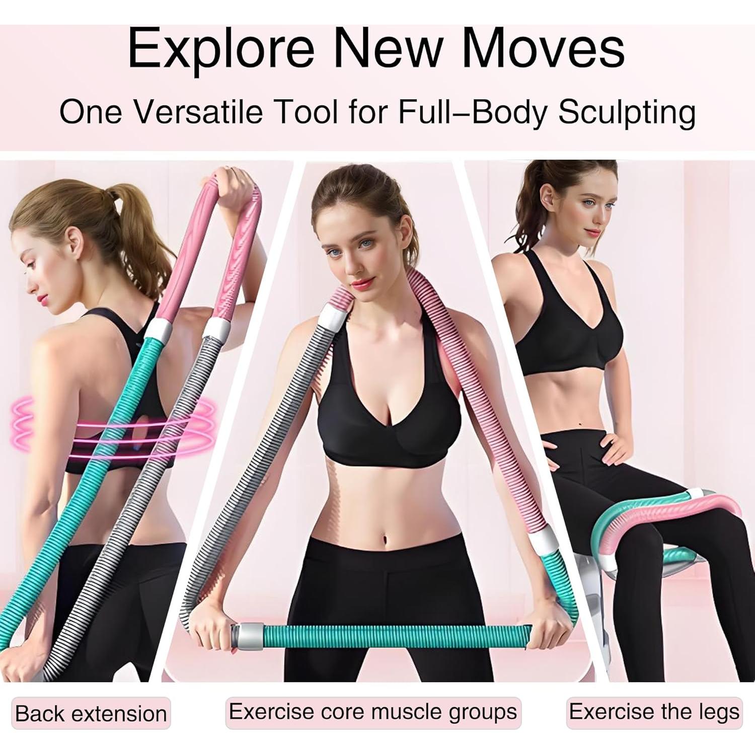 Hula Hoop con Peso YesPikko 1.36kg Plegable para Fitness