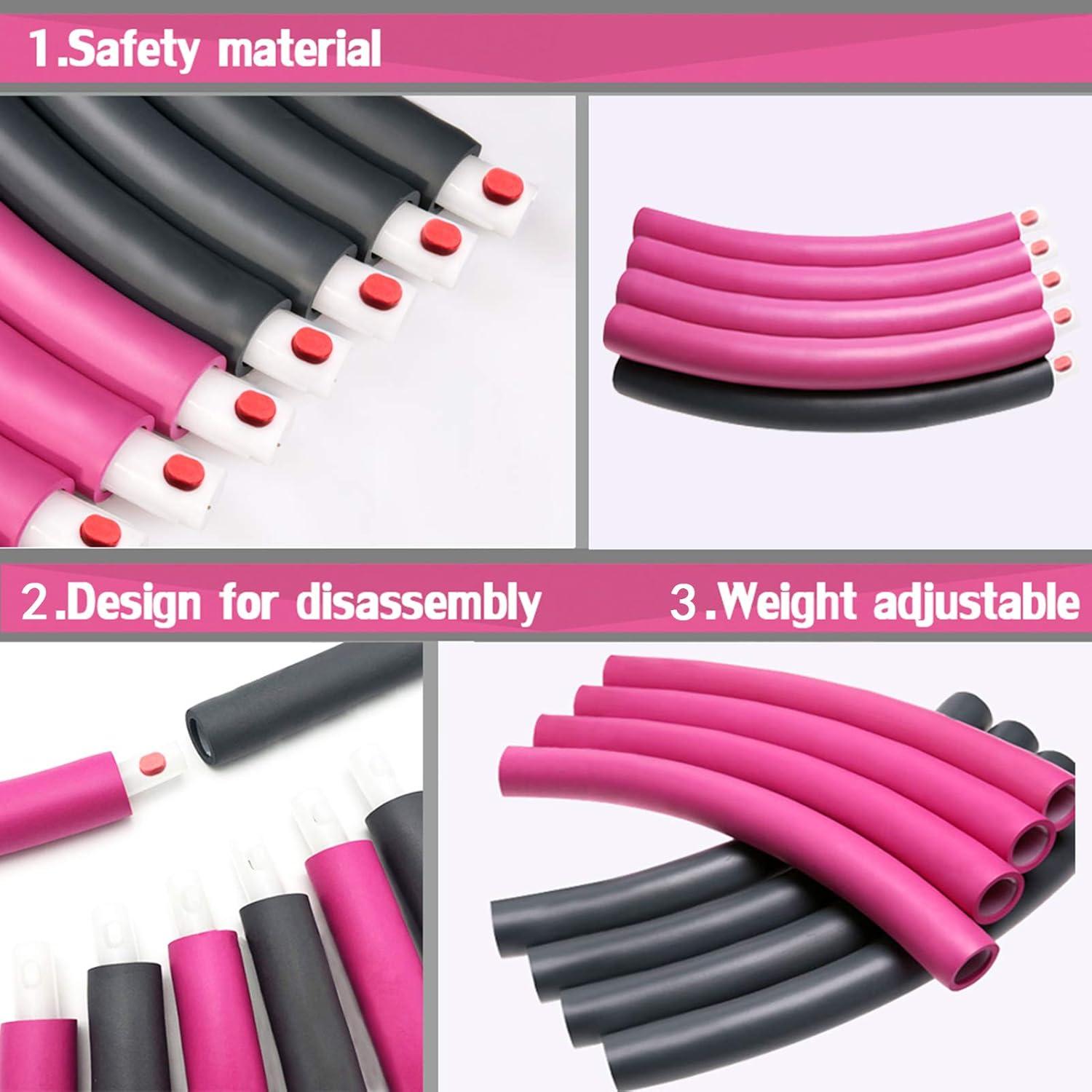 Aros de Ejercicio con Peso Auoxer 0.86kg Ajustable 96.5cm