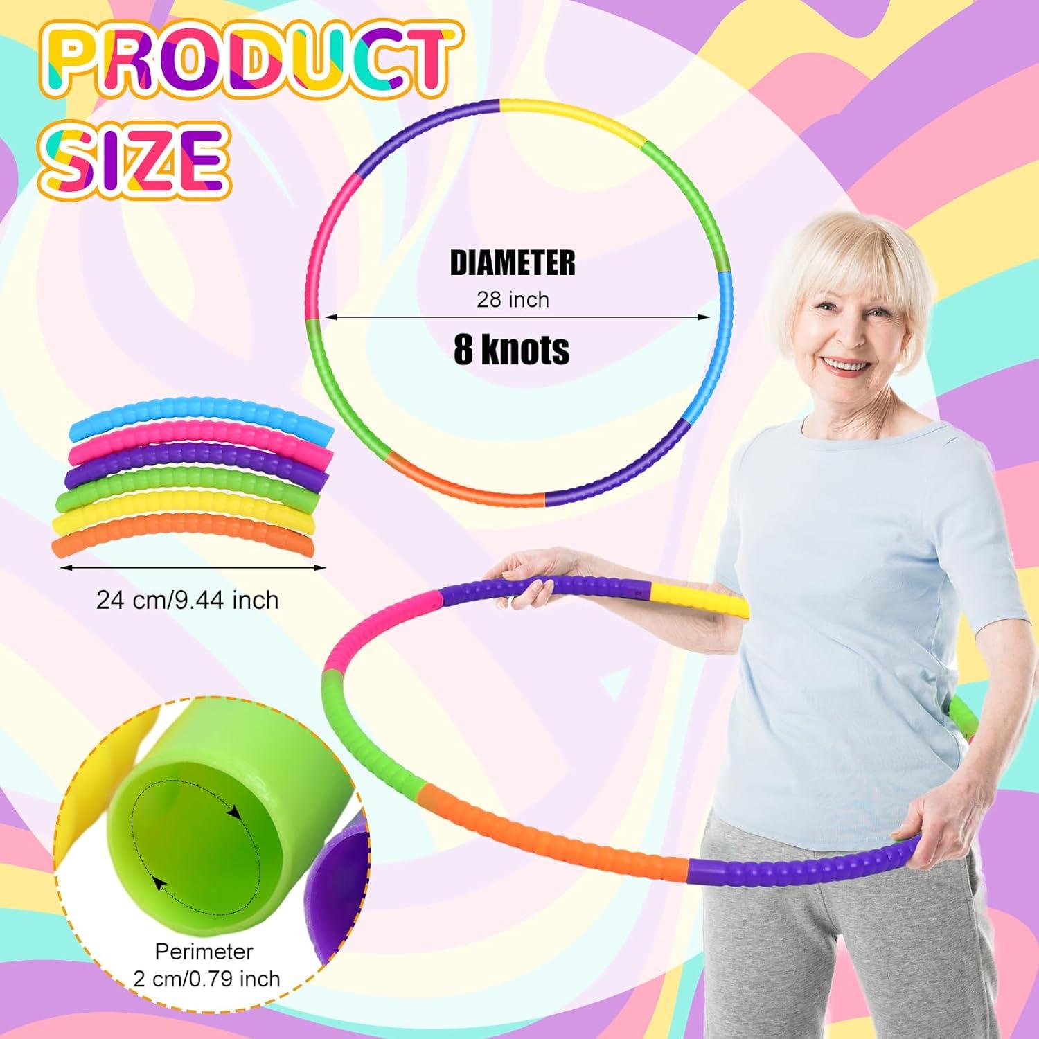 Aros de Ejercicio Desmontables Sratte 71 cm 6 Pcs Colores