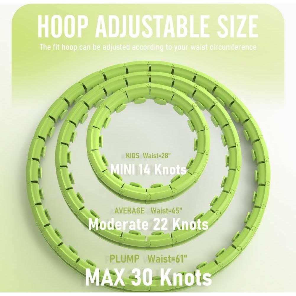 Aro de Hula JKSHMYT para Ejercicio y Pérdida de Peso 61cm