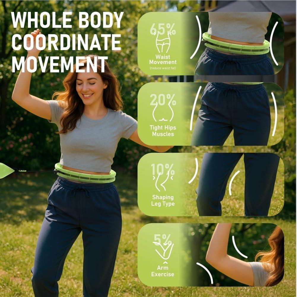 Aro de Hula JKSHMYT para Ejercicio y Pérdida de Peso 61cm