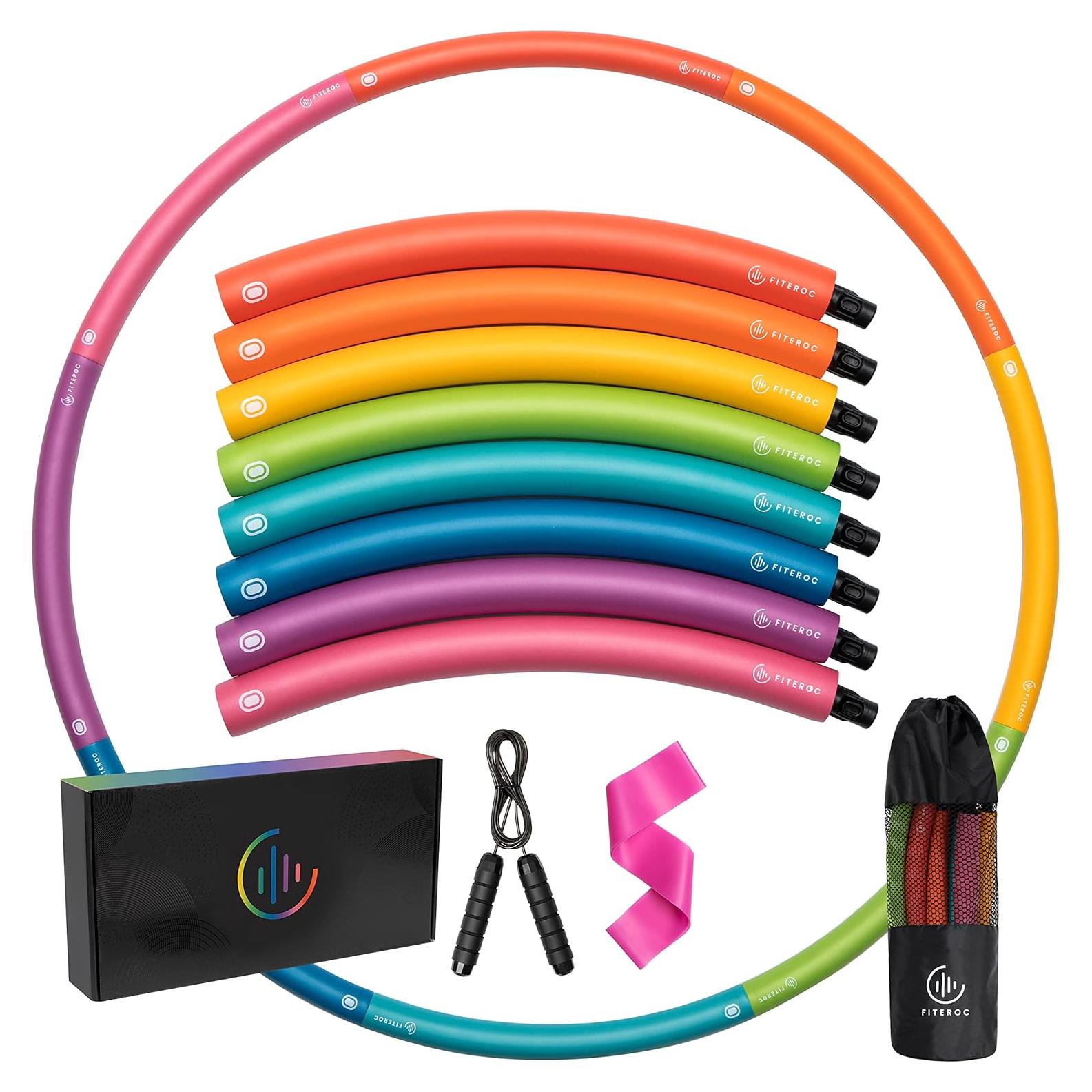 Aro de Hula Ponderado Fiteroc 1.27 kg Grande Ajustable