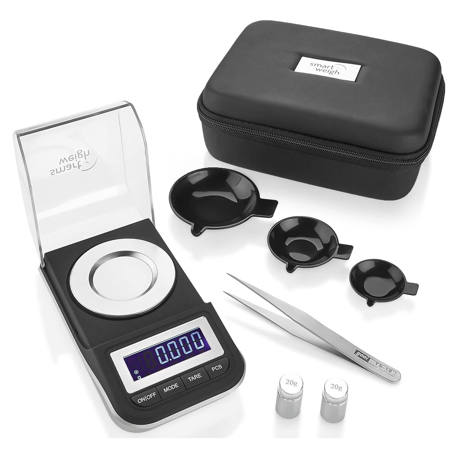 Balanza Digital de Miligramos Smart Weigh SW-GEM50 50g 0.001g