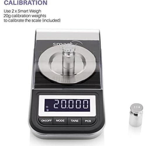 Balanza Digital de Miligramos Smart Weigh SW-GEM50 50g 0.001g