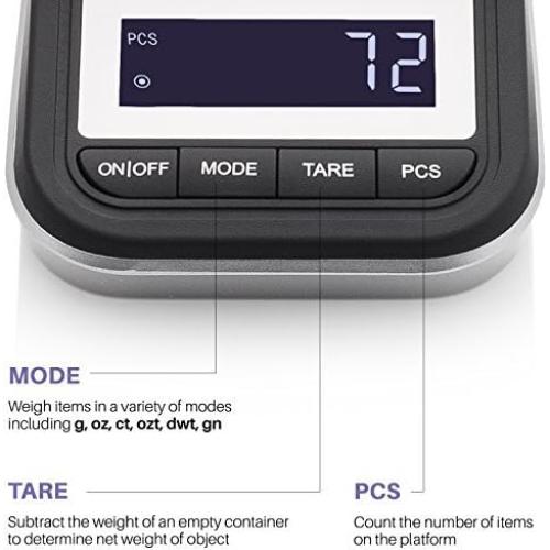 Balanza Digital de Miligramos Smart Weigh SW-GEM50 50g 0.001g