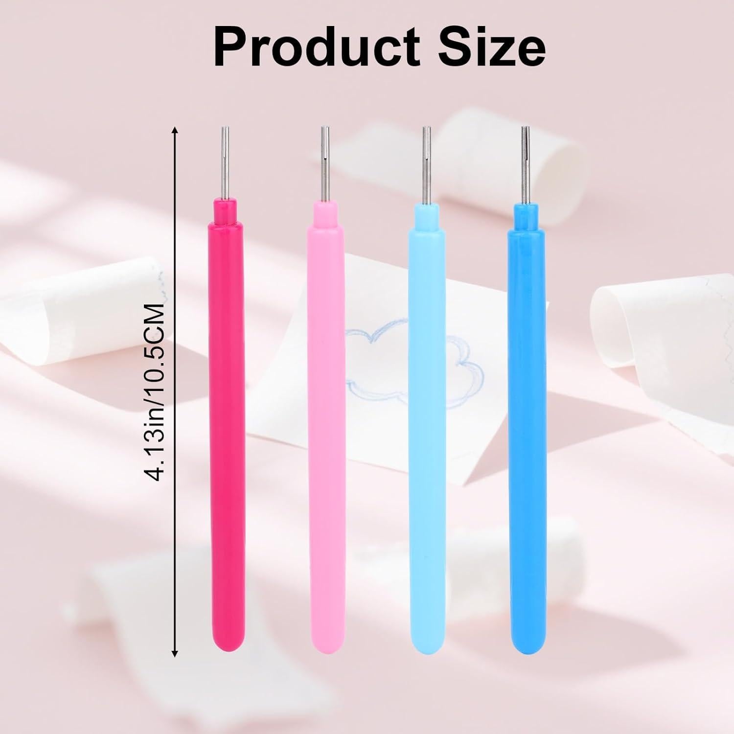 4 Herramientas de Quilling BOXOB para Flores de Papel DIY